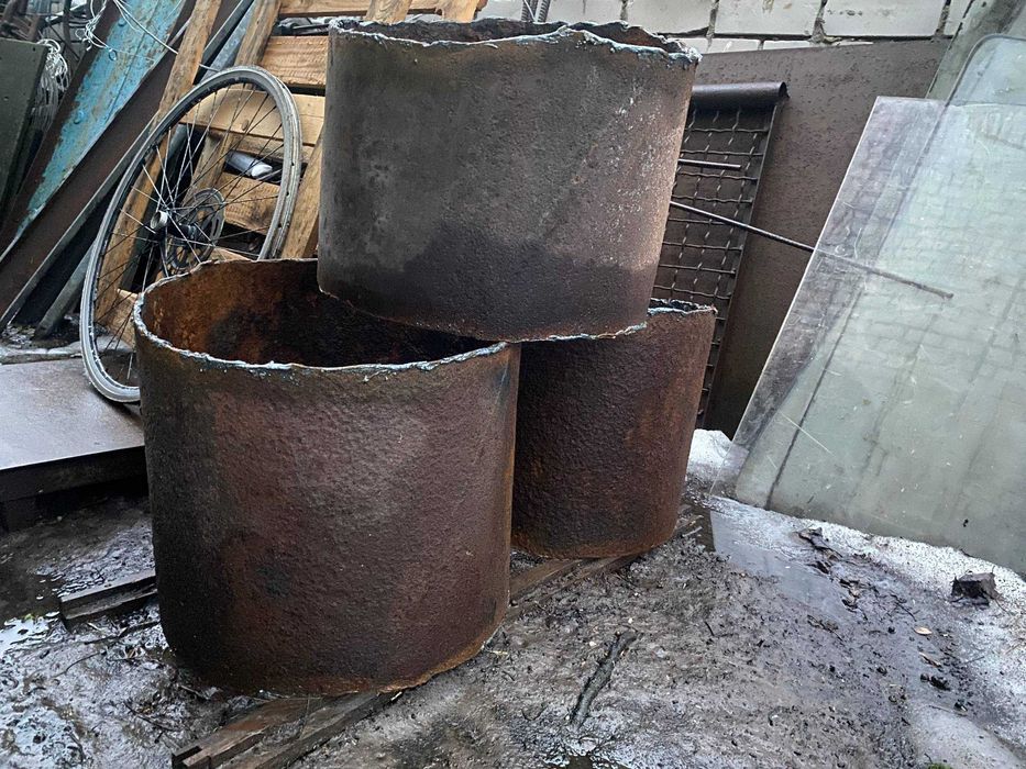 Труба стальная диаметр 425мм, толщина стенки 8мм, длина 280-610мм