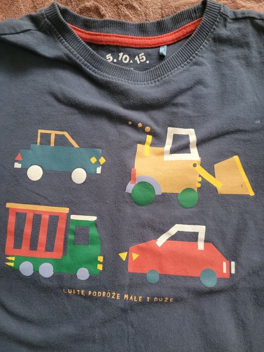 T-shirt z długim rękawem bluzki 128