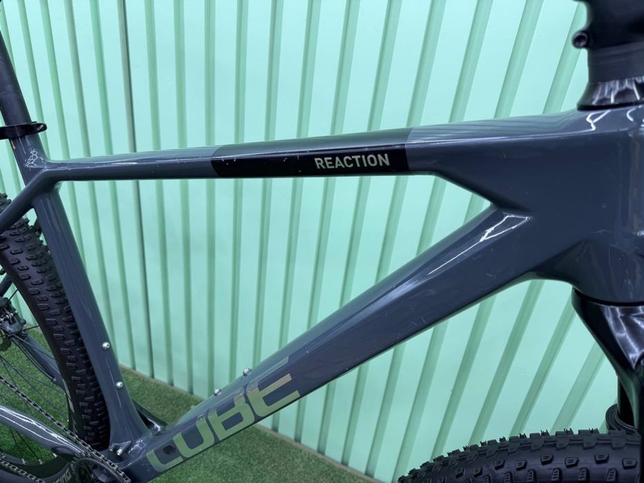 Топовий Карбоновий гірський XL 29 велосипед Cube Reaction Pro XT 1x12