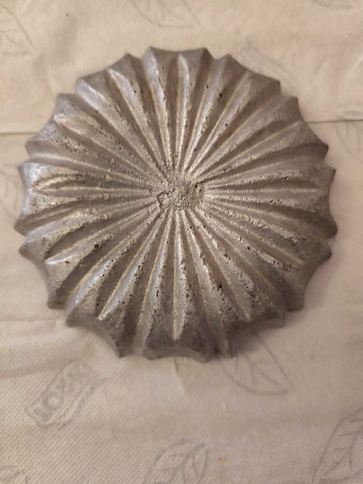 Антикварна тарілка попільничка мідна