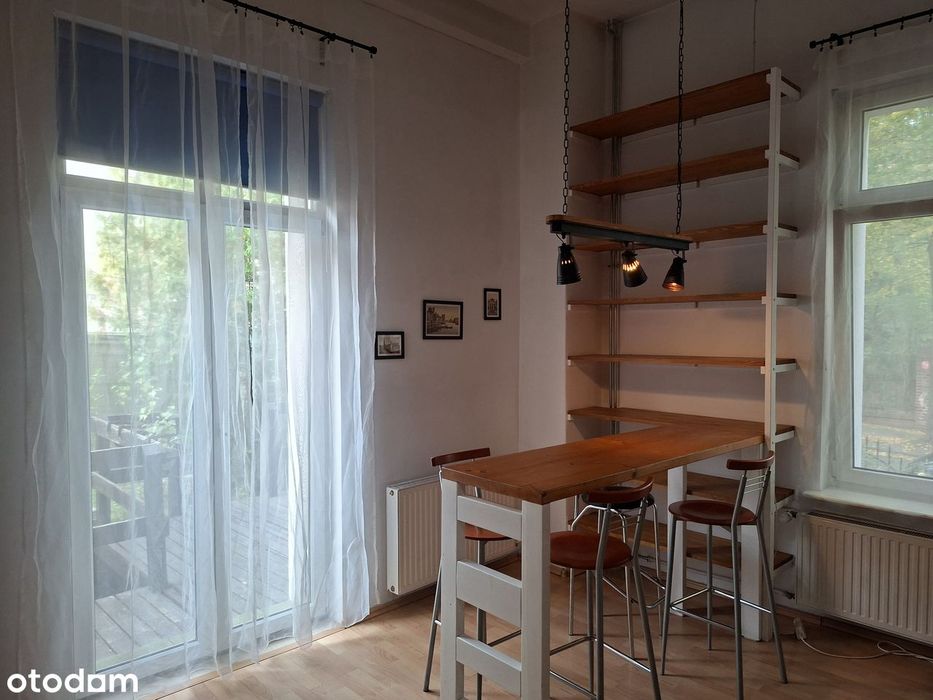 Gdańsk Aniołki | 2 pokoje z antresolą | Ogródek | Odnowiona kamienica