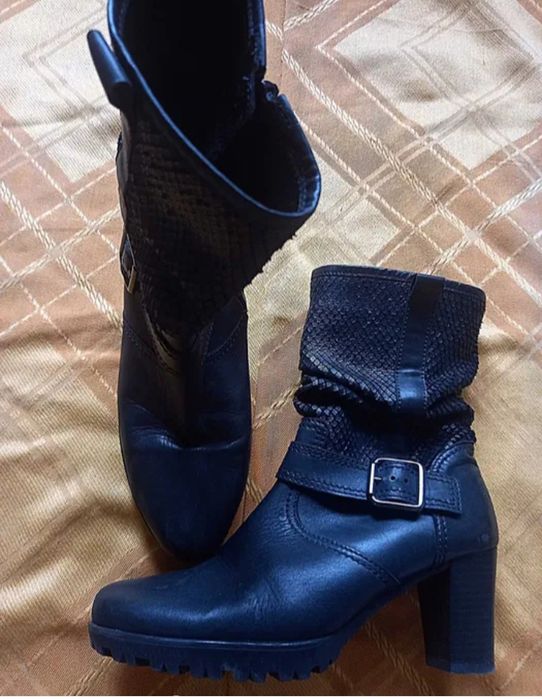 Ботинки кожа,р37-.38  ,