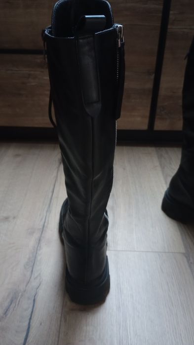Czarne buty kozaki 38