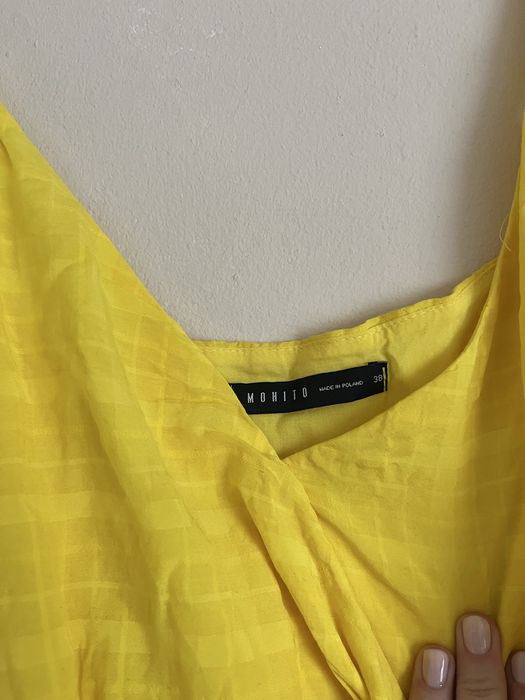 Żółta sukienka Mohito
