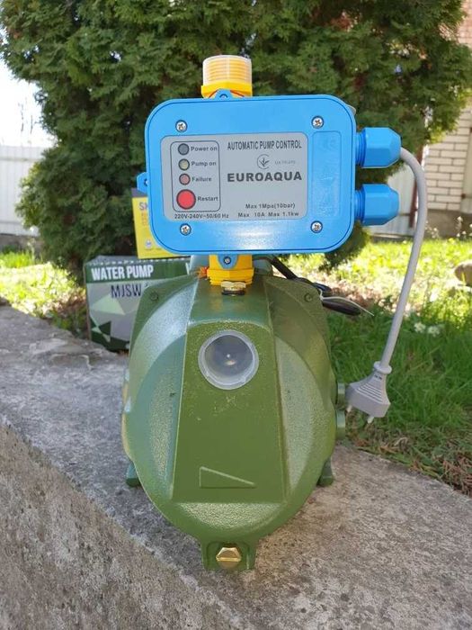 Насосна станція 1,1 kW AUTO с пресконтролем (ТІЛЬКИ ДОСТАВКА ПОШТОЮ)