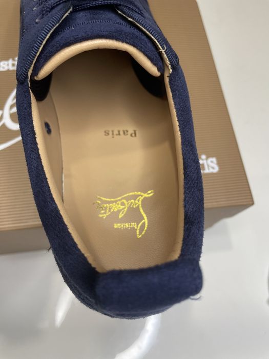 Tênis Christian Louboutin Louis Junior Azuis