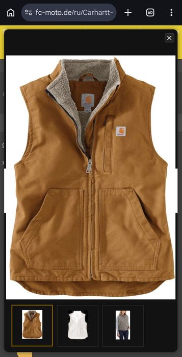 Теплий жилет carhartt