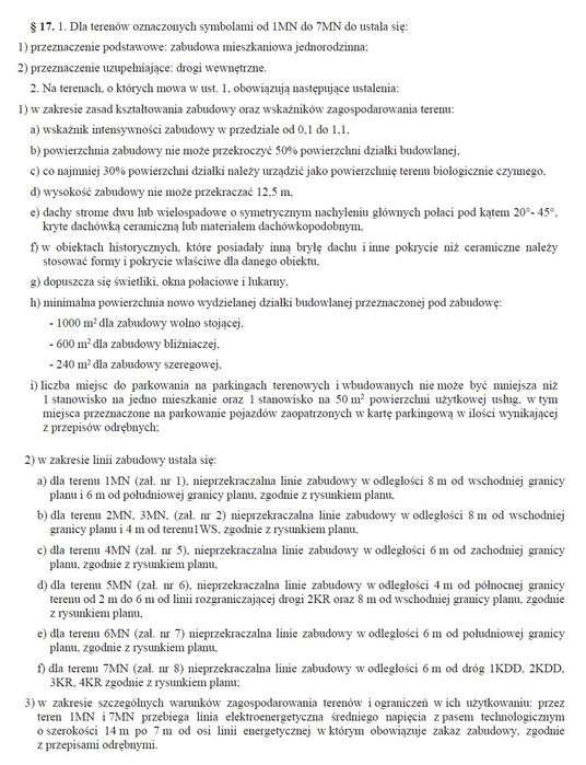 Działki budowlane w Prochowicach