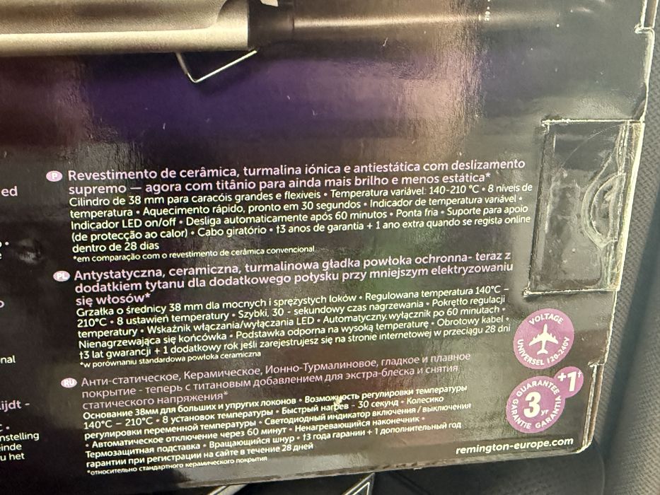 Lokówka tradycyjna Remington CI5538, nowa, Wrocław