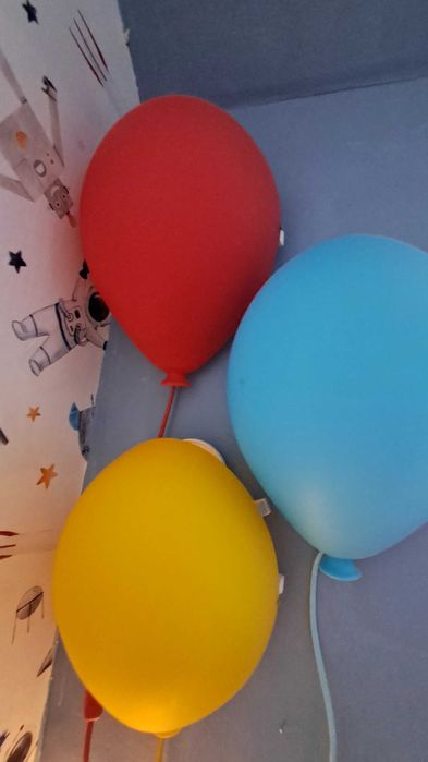 Lampki dla dzieci balony Ikea