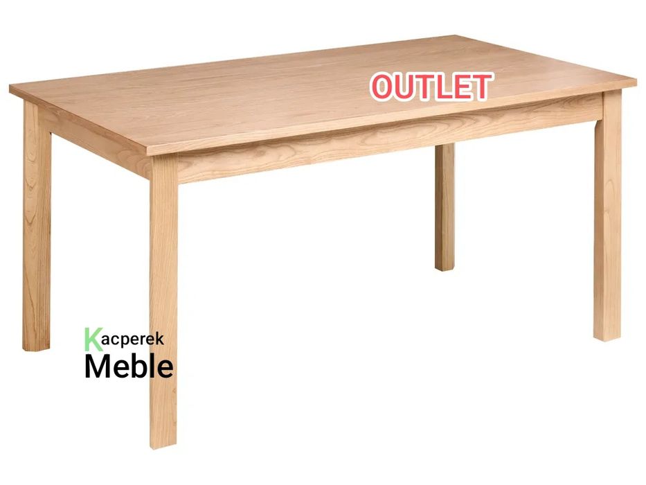Stół dąb jasny 160x90