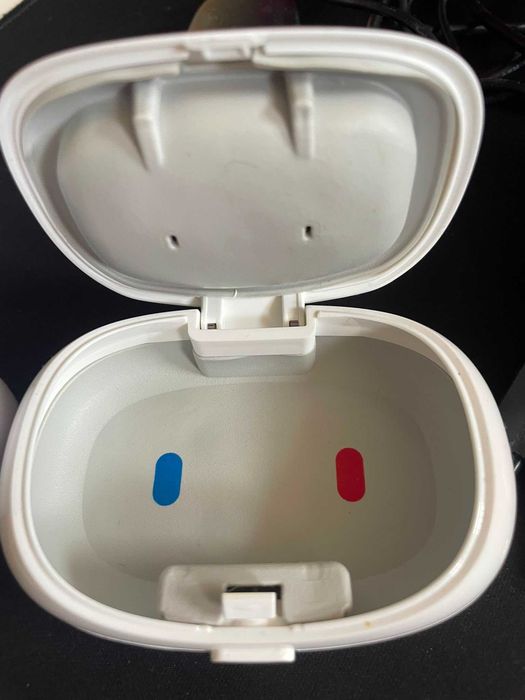 Conjunto de aparelhos auditivos Minisom/Amplifon recarregáveis – usados apenas 1 mês – com fatura