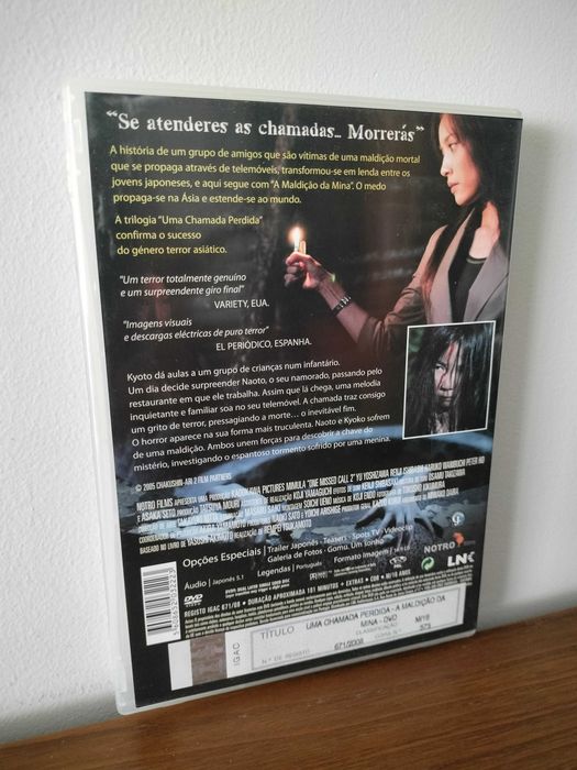 Filme DVD: Uma Chamada Perdida: A Maldição da Mina - One Missed Call 2
