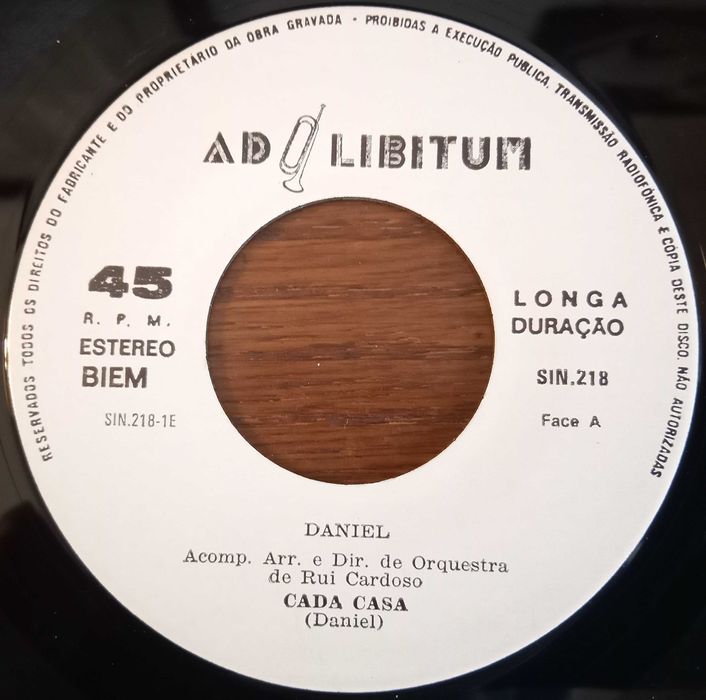 Daniel	- - - - -	Canção dos Pobres	- - - - -	Single