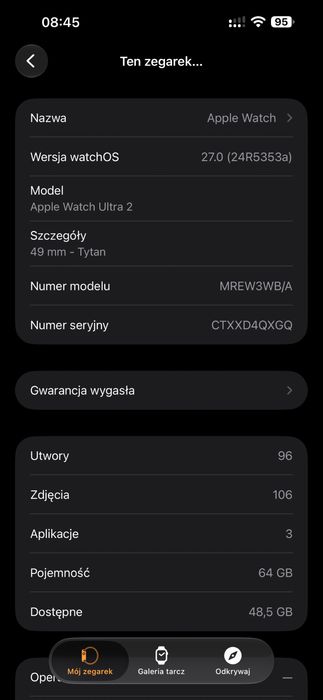 Apple Watch Ultra 2 Gen. Titanium