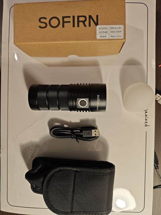 Latarka taktyczna Sofirn sp36 pro +dyfuzor+ etui