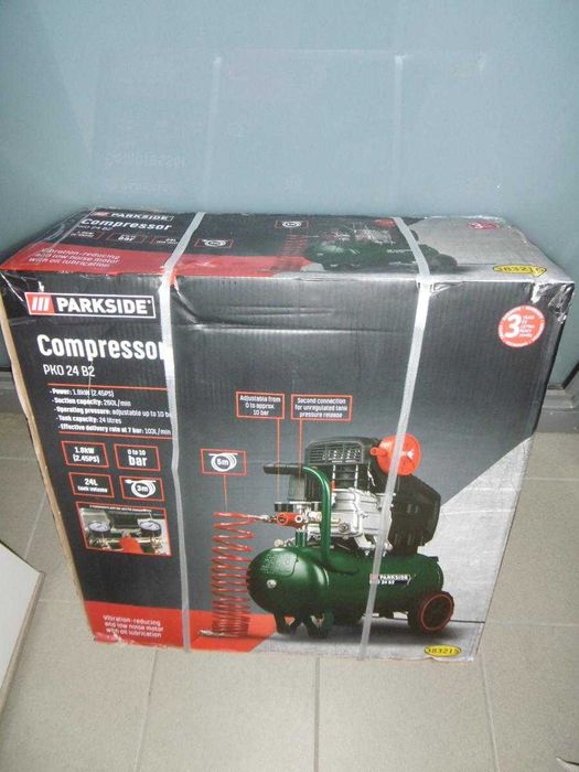 Компрессор електричний PARKSIDE PKO 24 B2, 24 л, 1,8 кВт