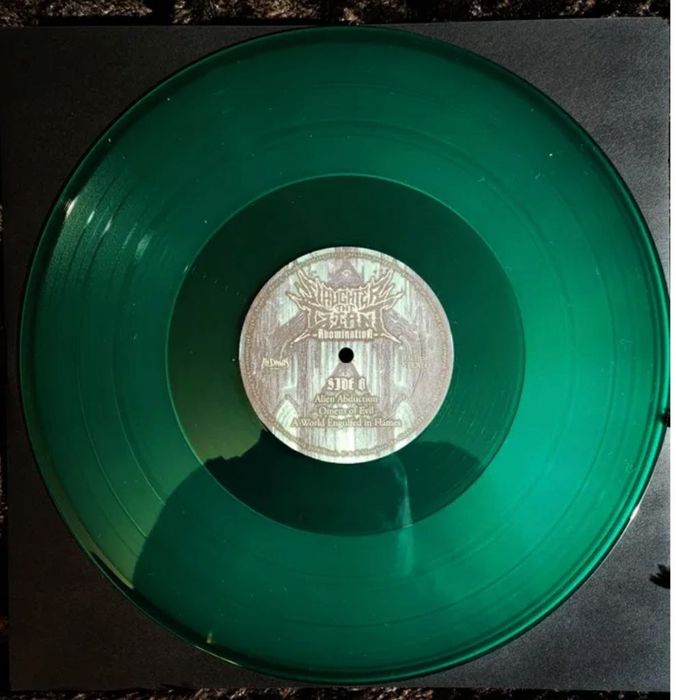 Slaughter The Giant Abomination Limited 300 Green Winyl Metal