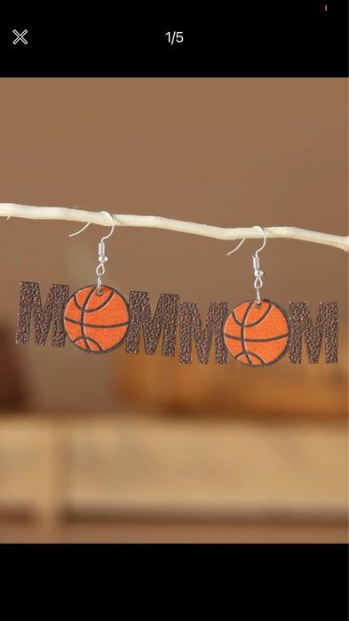 Brincos de basket, novos e embalados