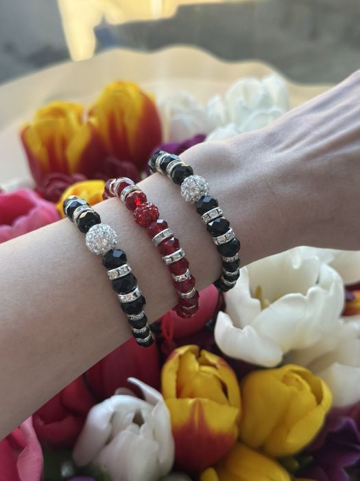 Браслети з чеського хрусталю