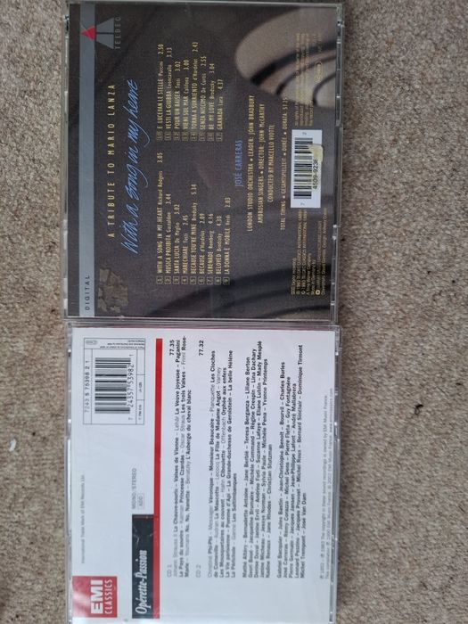 5 CDs de cantores líricos