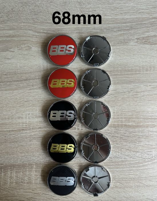 Conjunto 4 Centros BBS 56mm 60mm 65mm 68mm 70mm