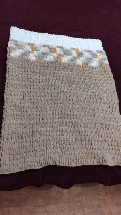 Дитячий плетений плед 93*73