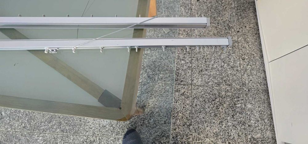 2 cortinas rosa claro nuvem