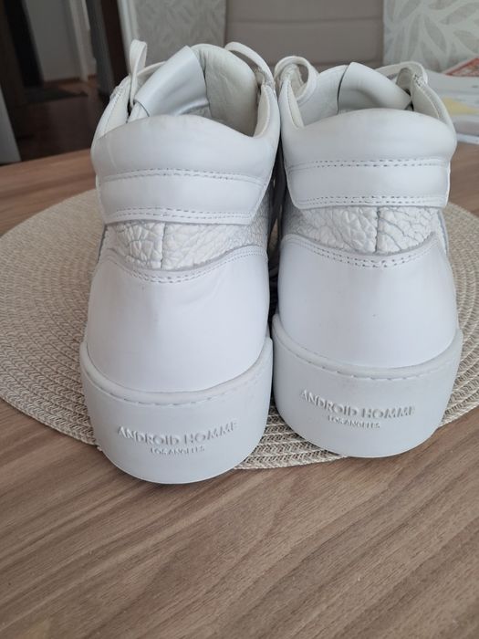 Buty sportowe męskie ze skóry naturalnej