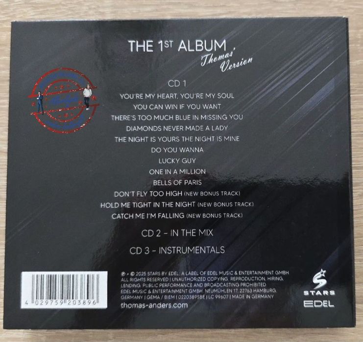 Thomas Anders sings Modern Talking 3CD Box