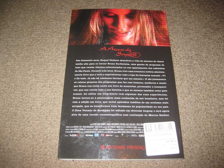 Livro "O Doce Veneno do Escorpião" de Bruna Surfistinha