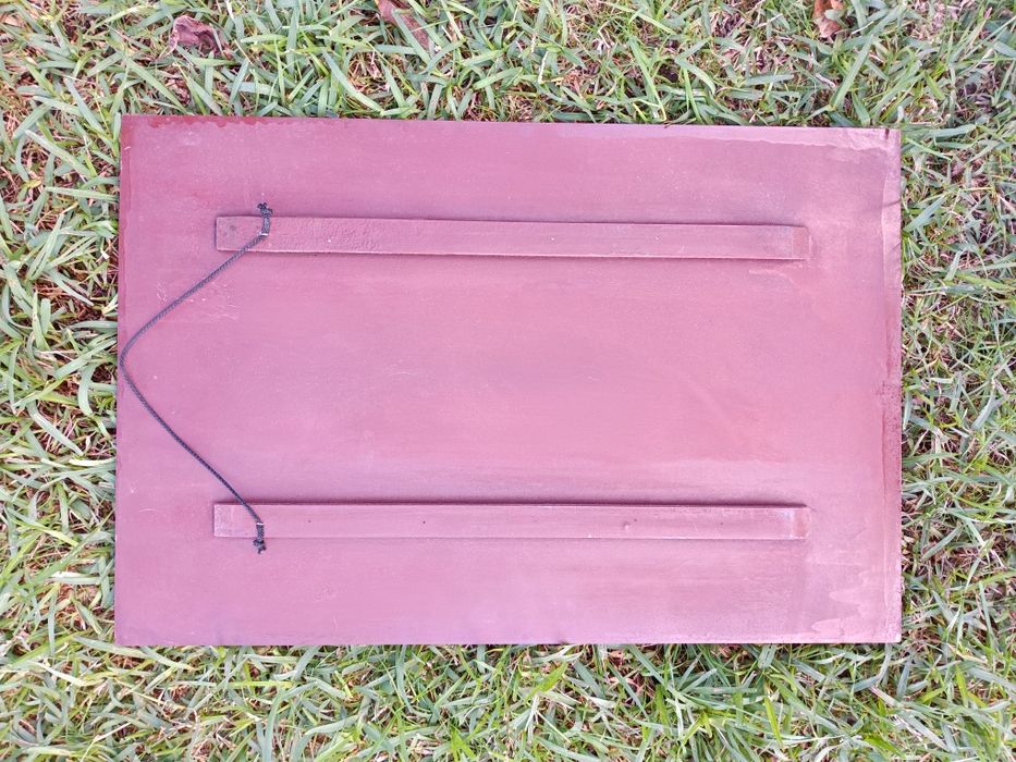 Quadro route 66 com relevo em perfeito estado de conservação