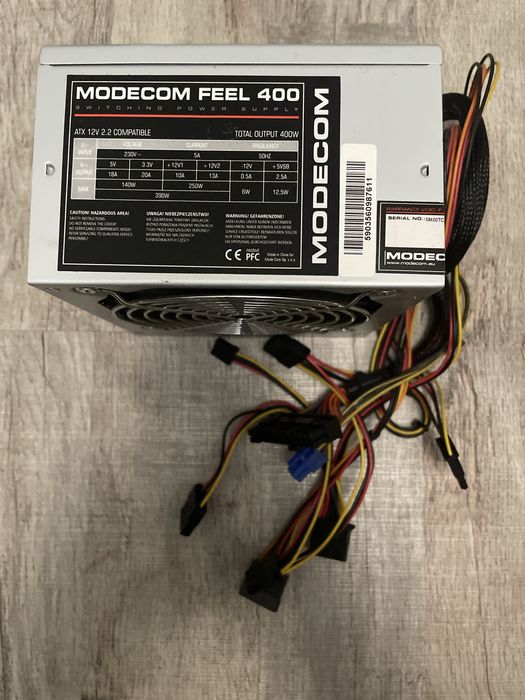Zasilacz komputera Modecom Feel 400W