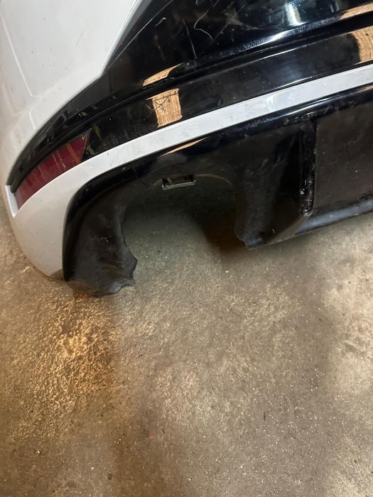 Parachoques seat leon cupra 5f difusor duplo