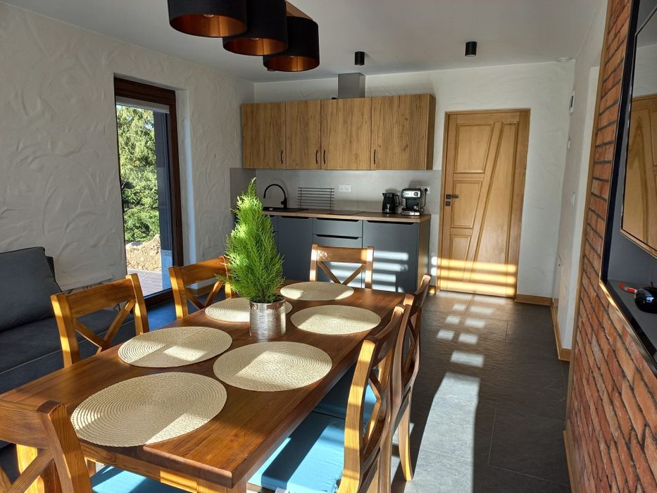 Apartament Szklarska Poręba taras widok na góry # 4