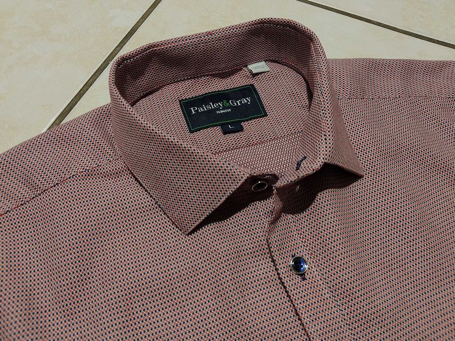 PAISLEY & GRAY USA - NOWA! Markowa Koszula Męska rozmiar M