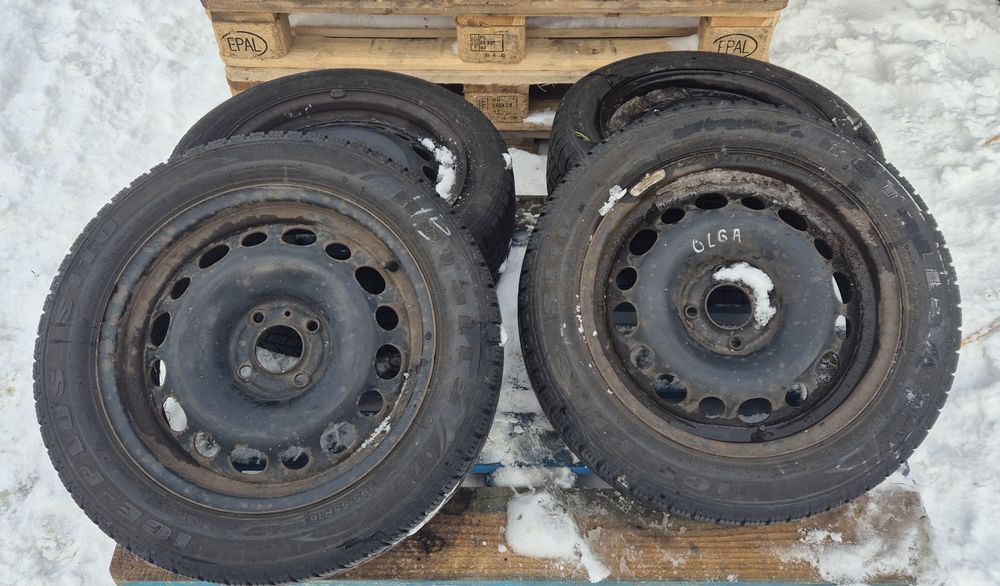 Koła felgi stalowe komplet 4x108 opony zimowe Rotalla 195/55/16