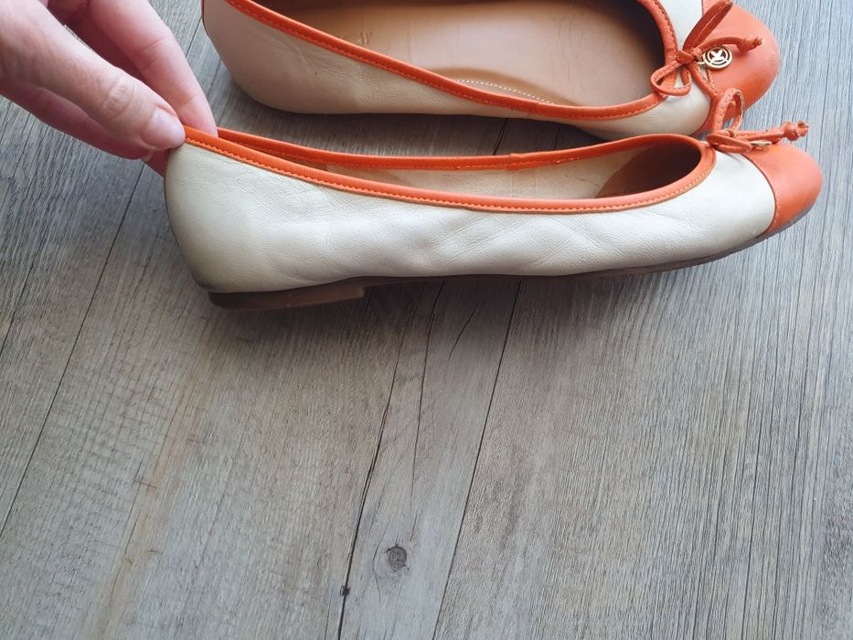 Baleriny Kazar r.39 balerinki baletki skórzane