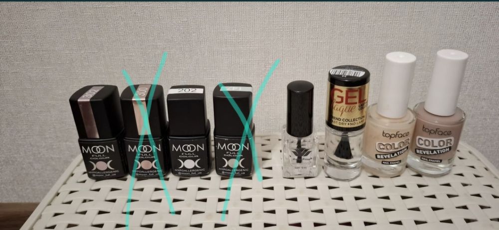 Лаки б/у в асортименті