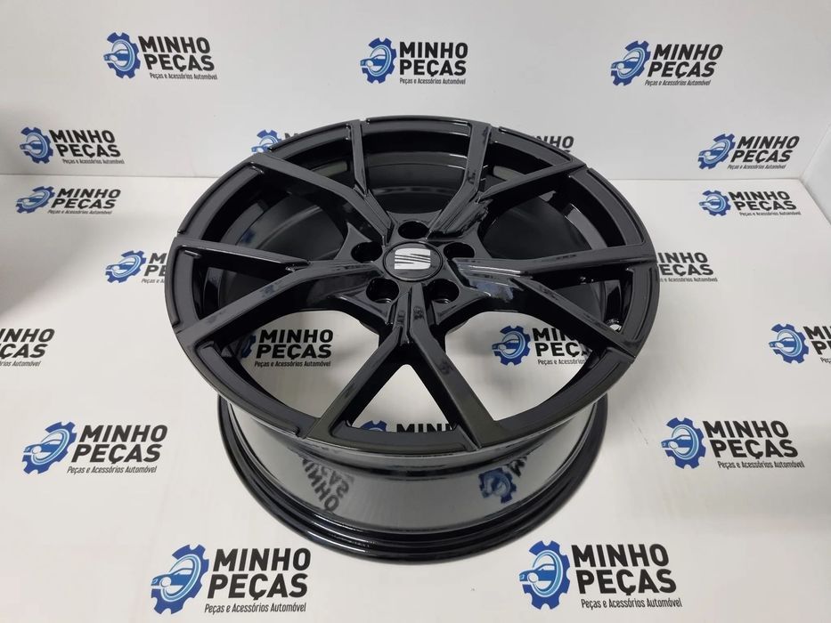 Jantes Look Seat Ibiza em 17 (5x100) Preto Brilho