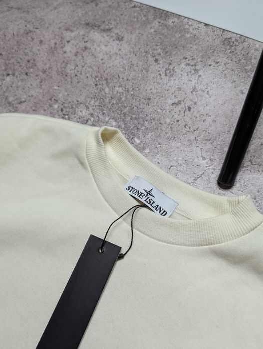 2 патчі  Світшот Stone Island кремовий XS,S