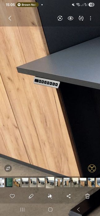 Biurko regulowane elektrycznie 120kg 200x80 TITANUM Häfele