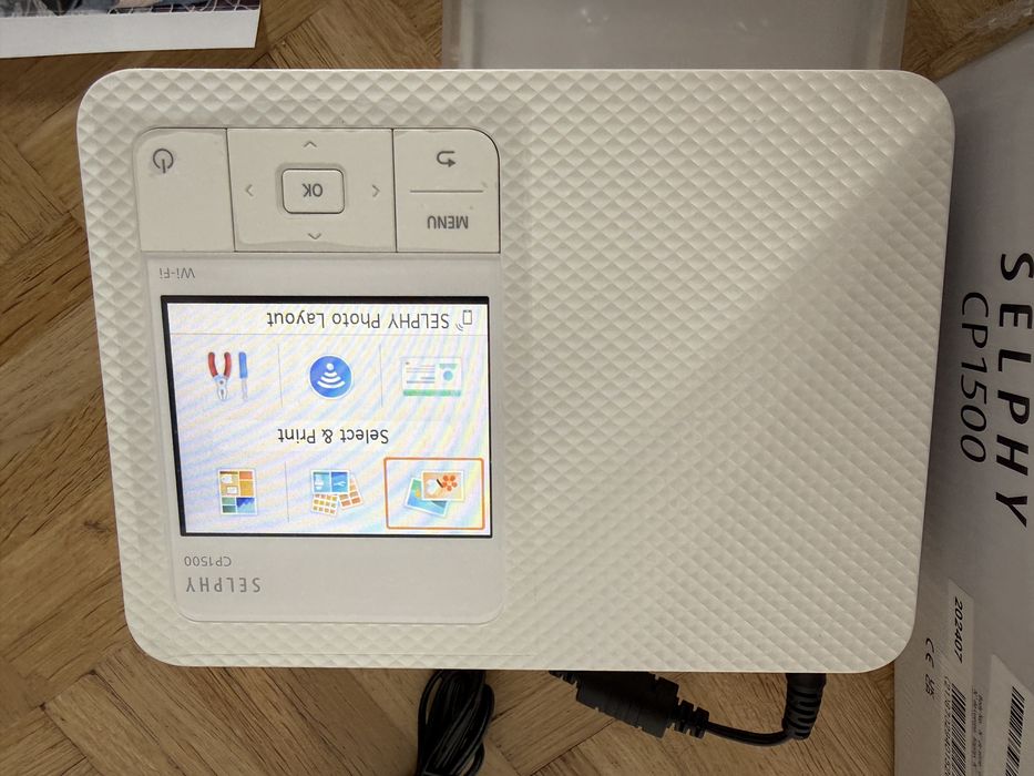 Drukarka fotograficzna canon selphy cp1500 jak nowa