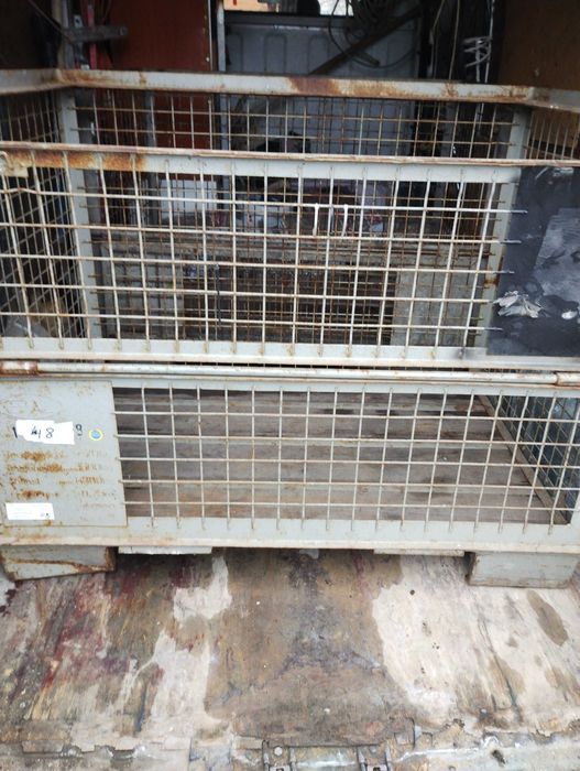 Kosz siatkowy metalowy