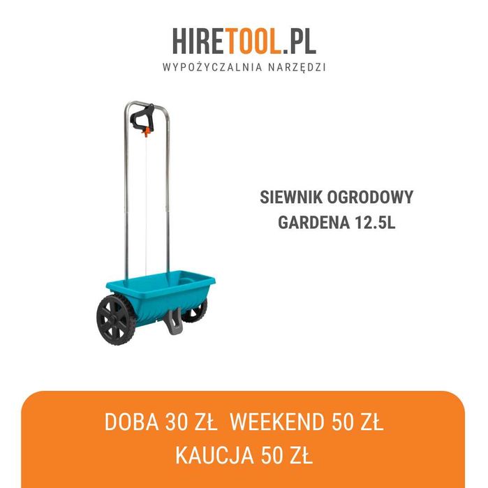 Wynajem siewnik ogrodowy gardena