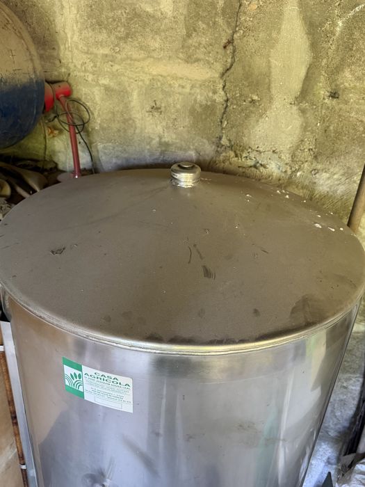 Cuba de inox para vinificação 500L