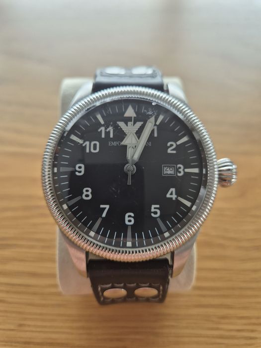 Emporio Armani AR5834 – męski zegarek, pilot style