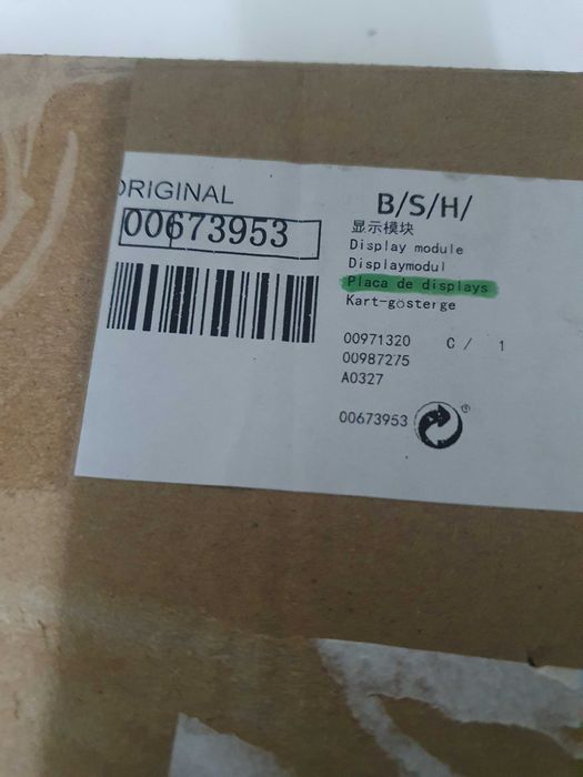 Placa eletronica comandos touch pra frigorifico BHS