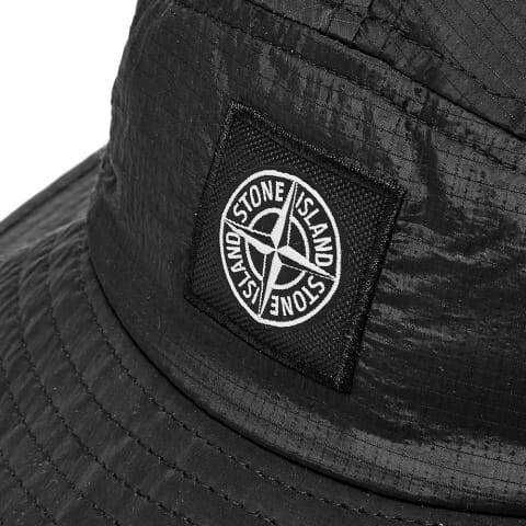 Панама STONE ISLAND 99755 Nylon Metal Ripstop Bucket Hat Black SI0172-