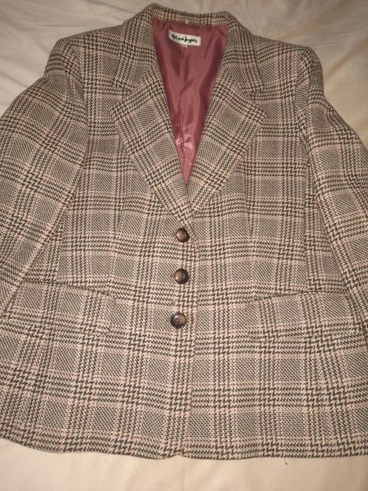 Casaco curto , xadrez,